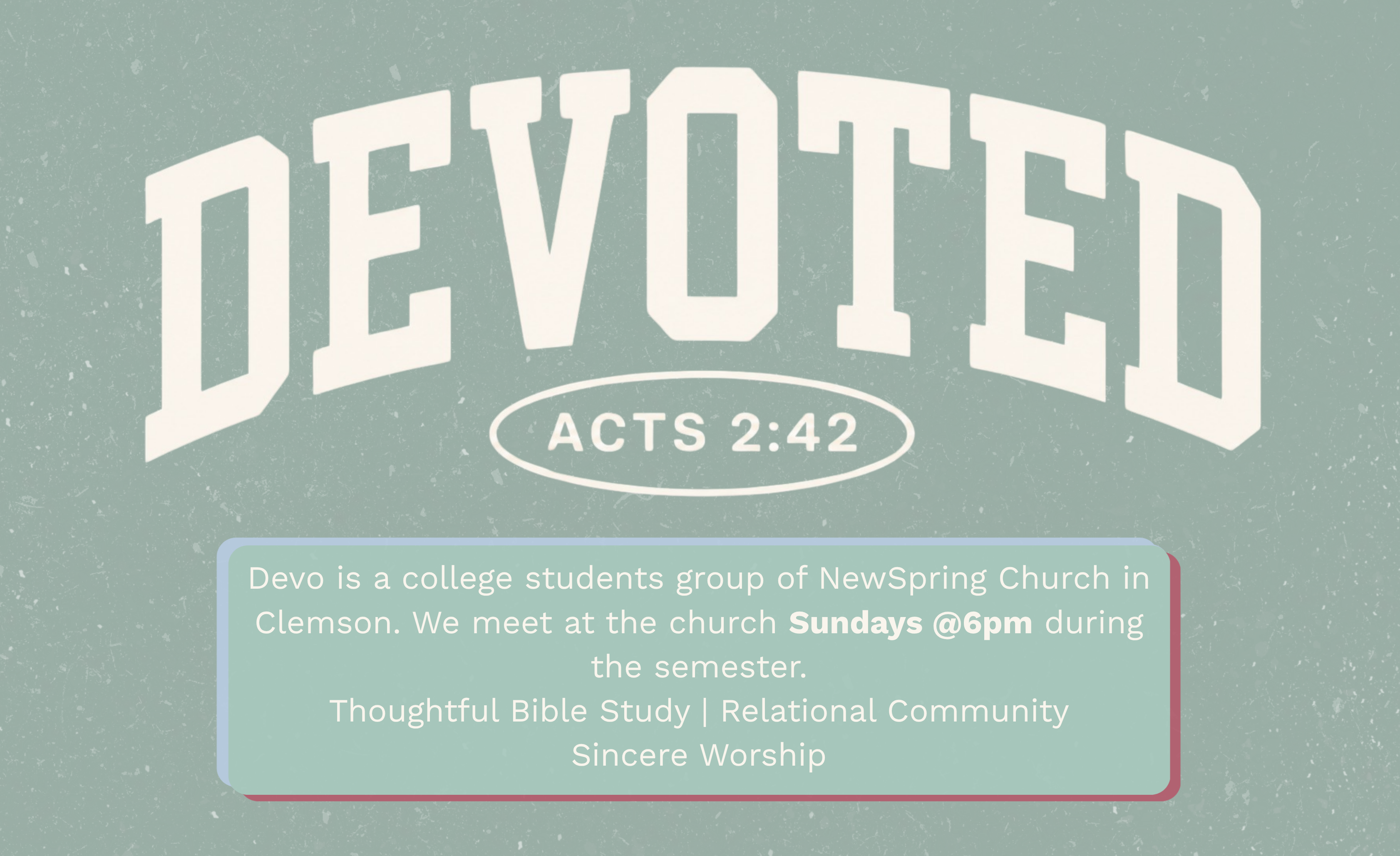 Devoted · Acts 2:42